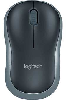 Мышь Logitech M185 Wireless Gray