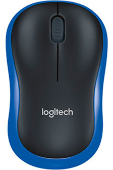 Мышь Logitech M185 Wireless Blue