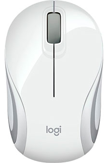Sichqoncha Logitech M187 Wireless Mini White